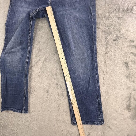 Banana Republic Jeans Womens 8 Blue Stretch Denim Straight Leg Classic Fit Pants - Picture 7 of 16